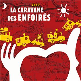 Coffret deux CD La caravane des Enfoirs 2007